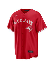 Load image into Gallery viewer, Men's Nike Toronto Blue Jays Red Canada Day Customizable Replica MLB Jersey