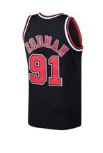 Load image into Gallery viewer, Men’s Mitchell & Ness Dennis Rodman Chicago Bulls Black Hardwood Classics Swingman Jersey
