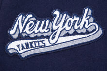 Load image into Gallery viewer, Men's New York Yankees Script Tail Navy & White Varsity MLB Jacket