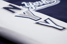 Load image into Gallery viewer, Men's New York Yankees Script Tail Navy & White Varsity MLB Jacket