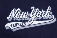 Load image into Gallery viewer, Men's New York Yankees Script Tail Navy & White Varsity MLB Jacket