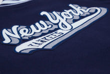 Load image into Gallery viewer, Men's New York Yankees Script Tail Navy & White Varsity MLB Jacket