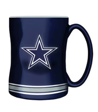 Load image into Gallery viewer, NFL Sculpted Team Logo 14oz Mug