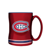 Load image into Gallery viewer, NHL Sculpted Team Logo 14oz Mug