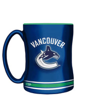 Load image into Gallery viewer, NHL Sculpted Team Logo 14oz Mug