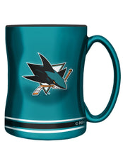 Load image into Gallery viewer, NHL Sculpted Team Logo 14oz Mug