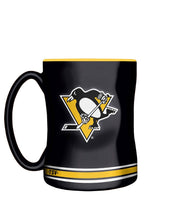 Load image into Gallery viewer, NHL Sculpted Team Logo 14oz Mug