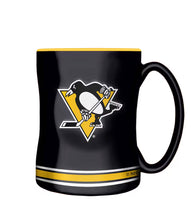 Load image into Gallery viewer, NHL Sculpted Team Logo 14oz Mug