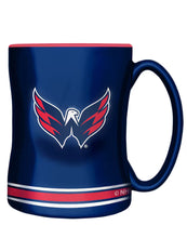 Load image into Gallery viewer, NHL Sculpted Team Logo 14oz Mug