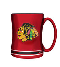 Load image into Gallery viewer, NHL Sculpted Team Logo 14oz Mug