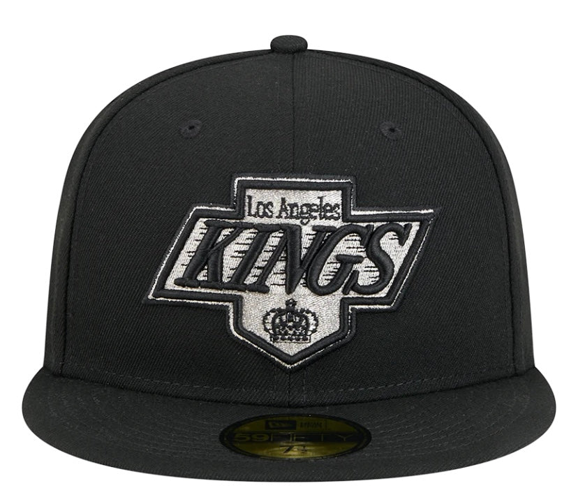Los Angeles Kings Black 5950 Baseball Cap