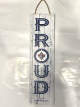 Load image into Gallery viewer, Team Logo &#39;Proud&#39;  Wood Art Sign
