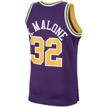 Load image into Gallery viewer, Men's Mitchell & Ness Karl Malone Utah Jazz Purple NBA Hardwood Classics Swingman Jersey