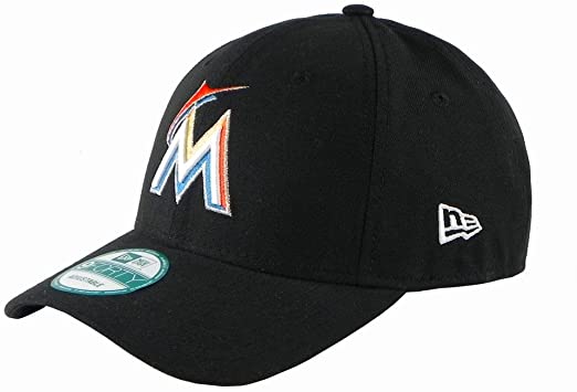 Miami Marlins New Era 9Forty Pinch Hitter Home Adjustable Hat
