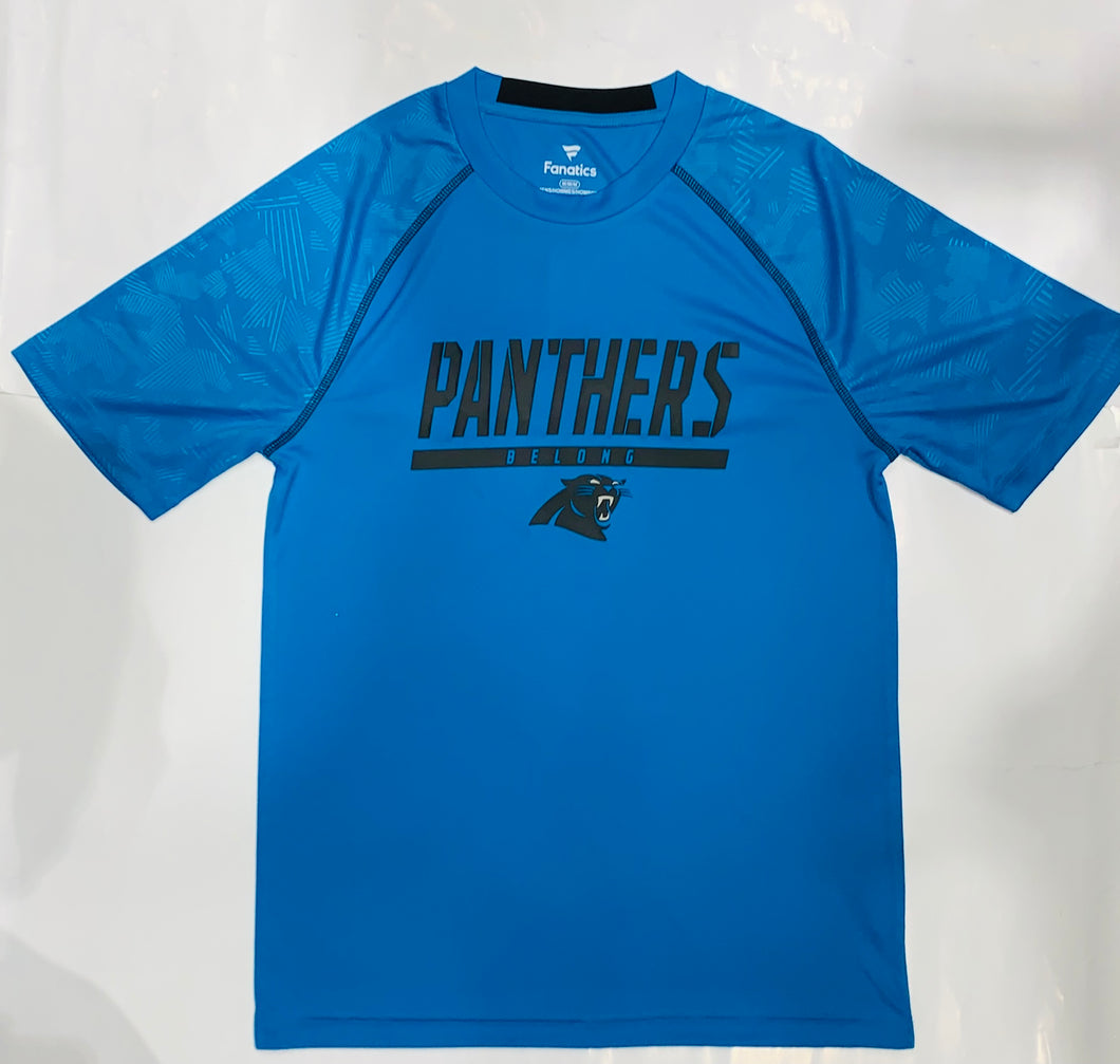 Carolina Panthers Light Blue Fanatics Tee