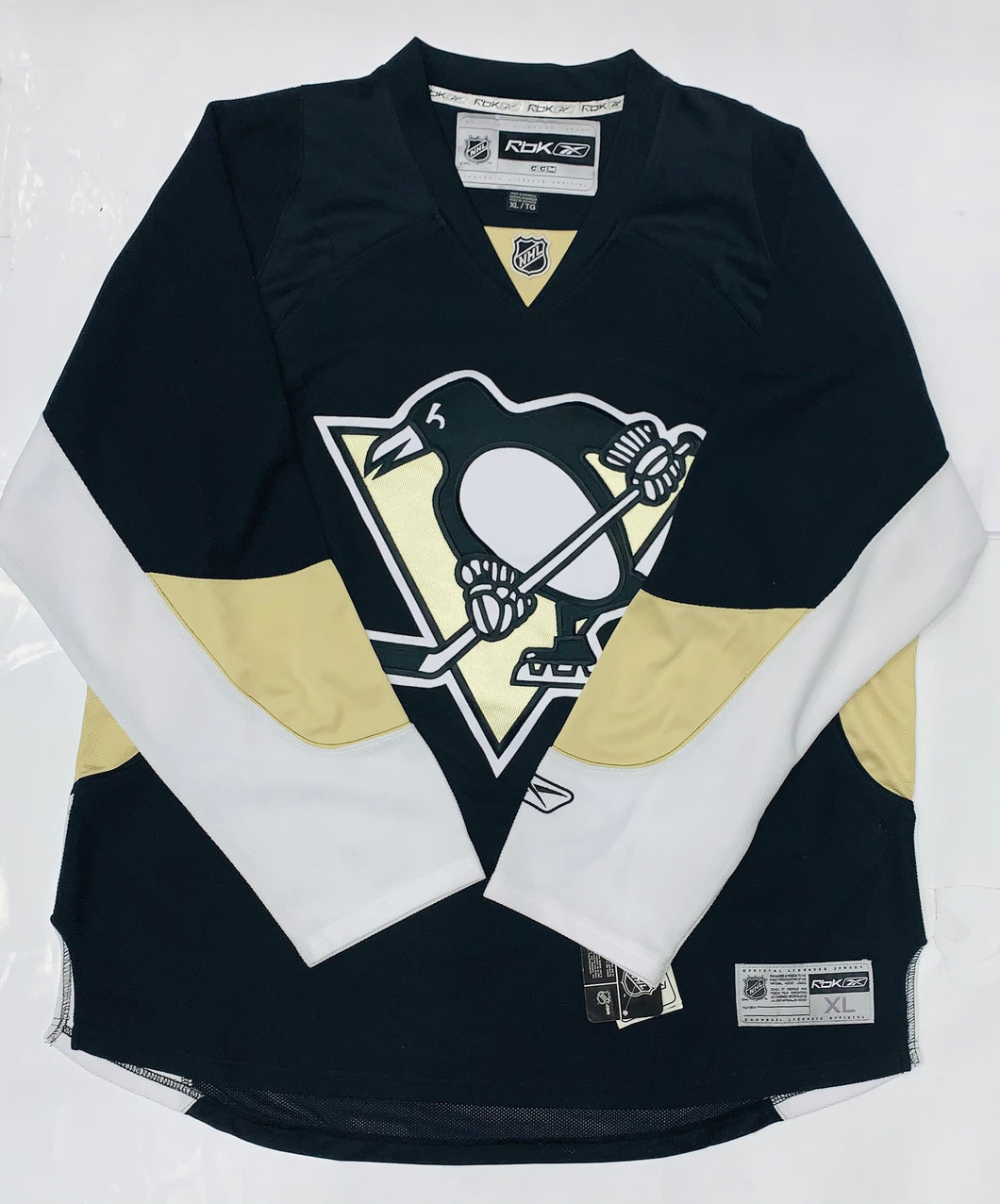 Pittsburgh Penguins CCM Reebok Black Jersey