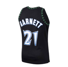 Load image into Gallery viewer, Men's Mitchell & Ness Kevin Garnet Minnesota Timberwolves Black NBA Hardwood Classics Swingman Jersey