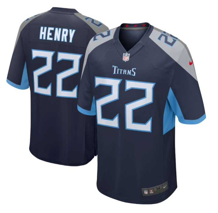 Men's Derrick Henry NFL Tennessee Titans Nike Player Game Jersey - Navy