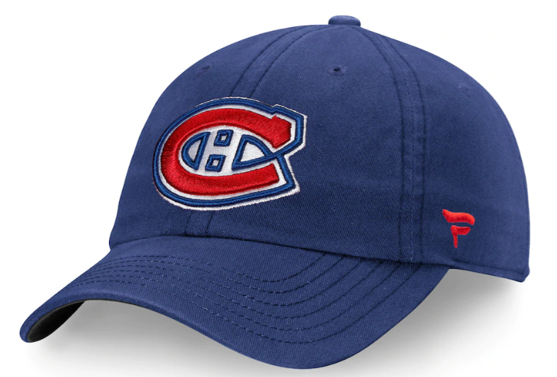 Men's Montreal Canadiens Fanatics Branded Navy Elemental Slouch Adjustable Hat