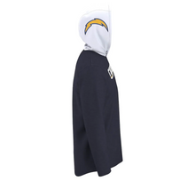 Load image into Gallery viewer, Men's Nike Navy Los Angeles Chargers Helmet Performance - Hoodie Long Sleeve T-Shirt