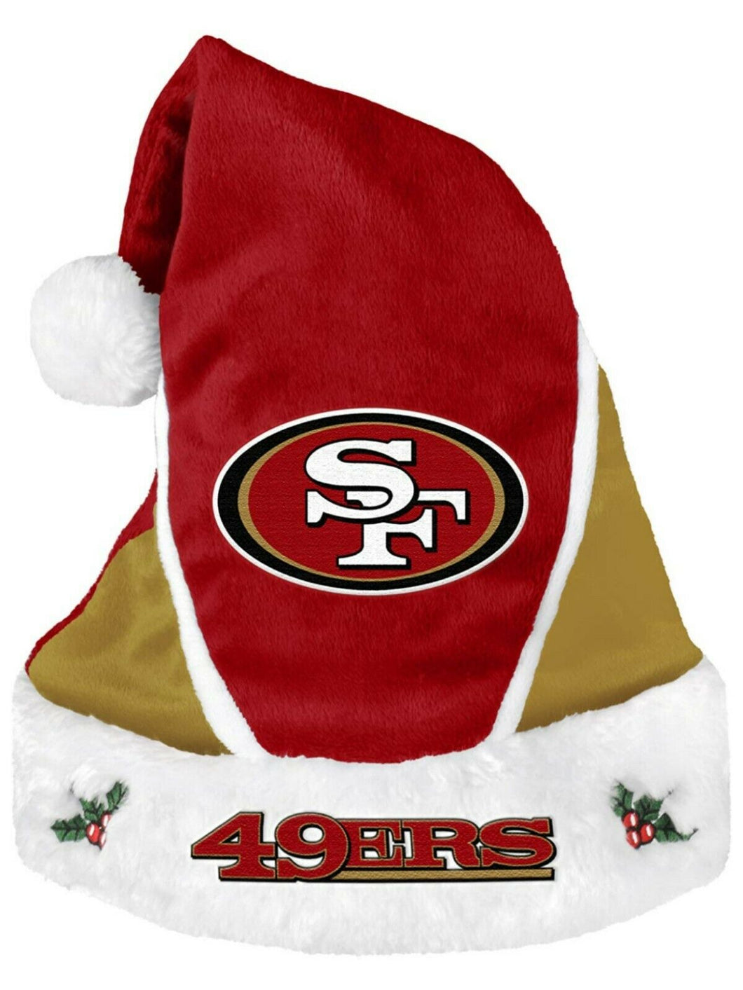 San Franciscon 49ers Christmas Holiday Hat