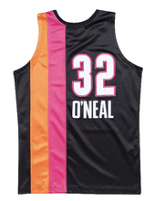 Load image into Gallery viewer, Men's Mitchell & Ness Shaquille O'Neal Miami Heat Black NBA Hardwood Classics Swingman Jersey
