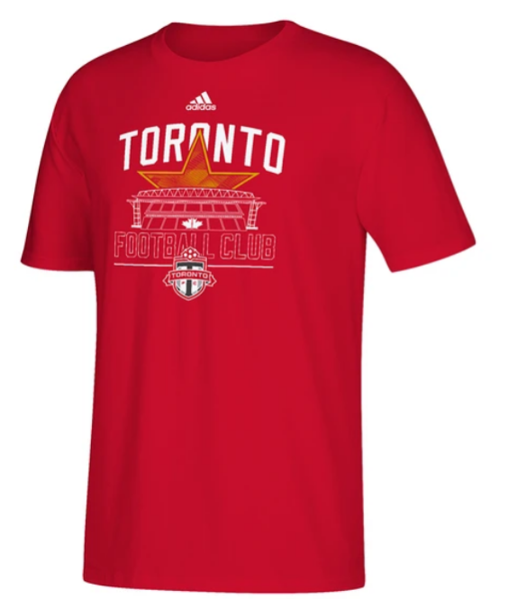 Toronto FC Adidas  Go To Tee City Sky Red