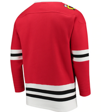 Load image into Gallery viewer, Chicago Blackhawks Fanatics Branded Red Breakaway Lace Up Pullover Sweatshirt