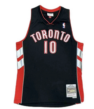 Load image into Gallery viewer, Men's Mitchell & Ness Demar DeRozan Toronto Raptors Black/Red NBA Hardwood Classics Swingman Jersey