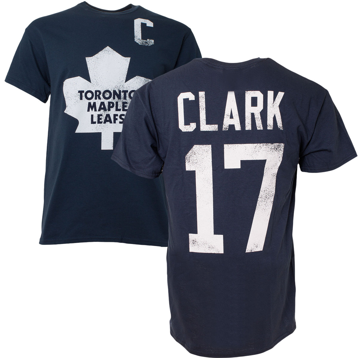 Men's Toronto Maple Leafs Wendel Clark #17 OTH Alumni Navy T-shirt
