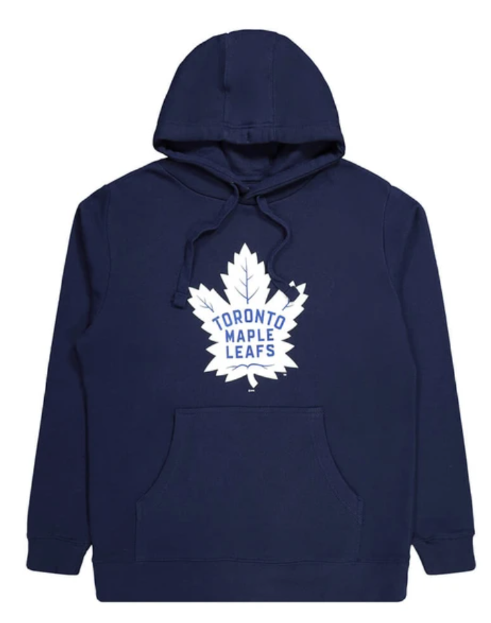 Fanatics Men's Toronto Maple Leafs Logo Hoody Navy Blue
