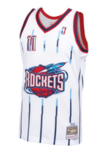 Load image into Gallery viewer, Men's Mitchell & Ness Yao Ming Houston Rockets White NBA Hardwood Classics Swingman Jersey