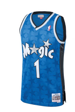 Load image into Gallery viewer, Men's Mitchell & Ness Tracy McGrady Orlando Magic Blue NBA Hardwood Classics Swingman Jersey