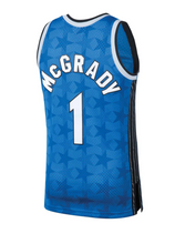Load image into Gallery viewer, Men's Mitchell & Ness Tracy McGrady Orlando Magic Blue NBA Hardwood Classics Swingman Jersey