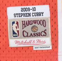 Load image into Gallery viewer, Men&#39;s Mitchell &amp; Ness Stephen Curry Golden State Warriors Orange NBA Hardwood Classics Swingman Jersey

