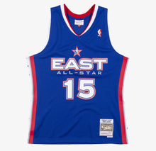 Load image into Gallery viewer, Men&#39;s Mitchell &amp; Ness Vince Carter  All-Star East Blue NBA Hardwood Classics Swingman Jersey
