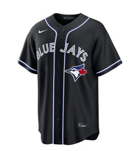 Load image into Gallery viewer, Men's Toronto Blue Jays Nike Fashion Customizable Replica Black Out MLB Jersey
