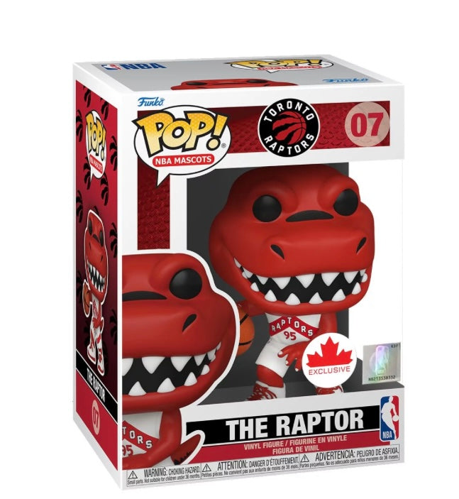 TORONTO RATORS' MASCOT NBA FUNKO POP! VINYL