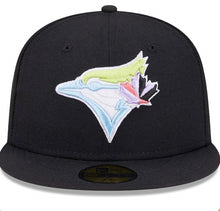 Load image into Gallery viewer, Toronto Blue Jays Black New Era 59Fifty Multi-Color Pack Fitted Hat (grey under-brim)
