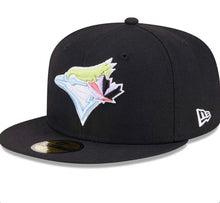 Load image into Gallery viewer, Toronto Blue Jays Black New Era 59Fifty Multi-Color Pack Fitted Hat (grey under-brim)
