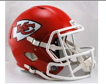 Load image into Gallery viewer, Kansas City Cheifs Replica Full Size Red NFL Riddell Helmet
