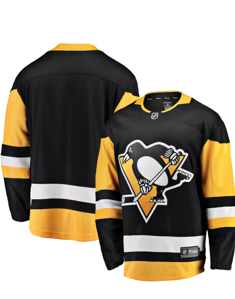 Men's Fanatics Pittsburgh Penguins Black Breakaway NHL Jersey