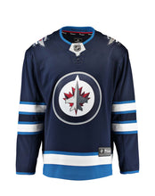 Load image into Gallery viewer, Men&#39;s Fanatics Winnipeg Jets  Navy Breakaway NHL Jersey

