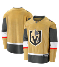 Load image into Gallery viewer, Men&#39;s Las Vegas Golden Knights Gold Fanatics Breakaway NHL Jersey
