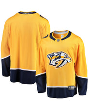 Load image into Gallery viewer, Men&#39;s Fanatics Nashville Predators Gold Breakaway NHL Jersey

