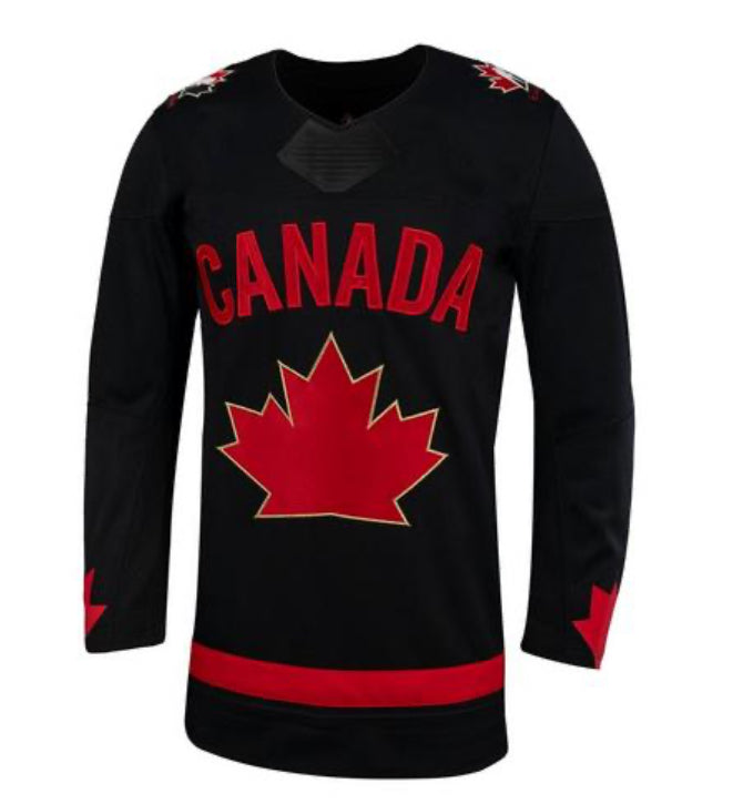 Men's Bauer Team Canada Hockey Black NHL Jersey