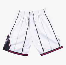 Load image into Gallery viewer, Men&#39;s Toronto Raptors Mitchell &amp; Ness Hardwood Classics Swingman White Basketball Shorts
