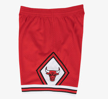 Load image into Gallery viewer, Men&#39;s Chicago Bulls Mitchell &amp; Ness Hardwood Classics Swingman Red Basketball Shorts
