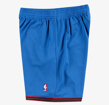 Load image into Gallery viewer, Men&#39;s Philadelphia 76ers Mitchell &amp; Ness Hardwood Classics Swingman Blue Basketball Shorts
