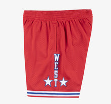 Load image into Gallery viewer, Men&#39;s All-Star Game West Mitchell &amp; Ness Hardwood Classics Swingman Red Basketball Shorts
